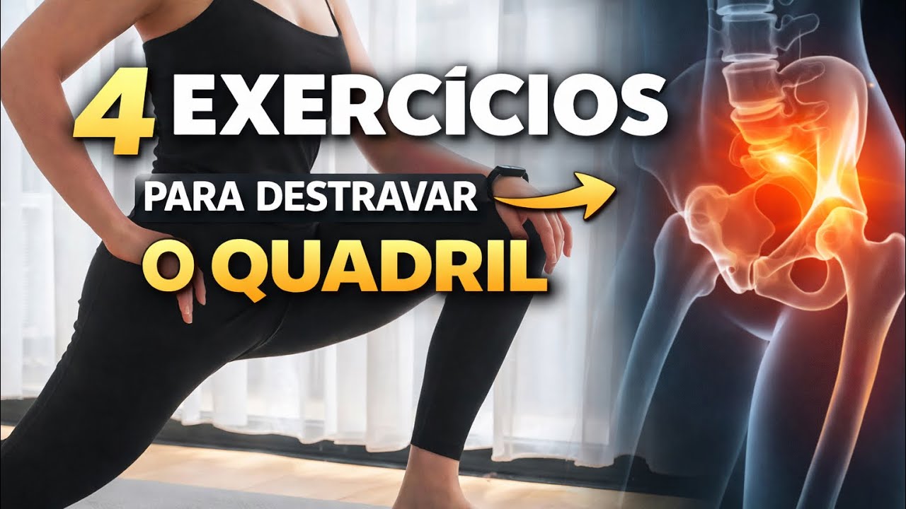 Exercícios de MOBILIDADE para DESTRAVAR o QUADRIL no treino