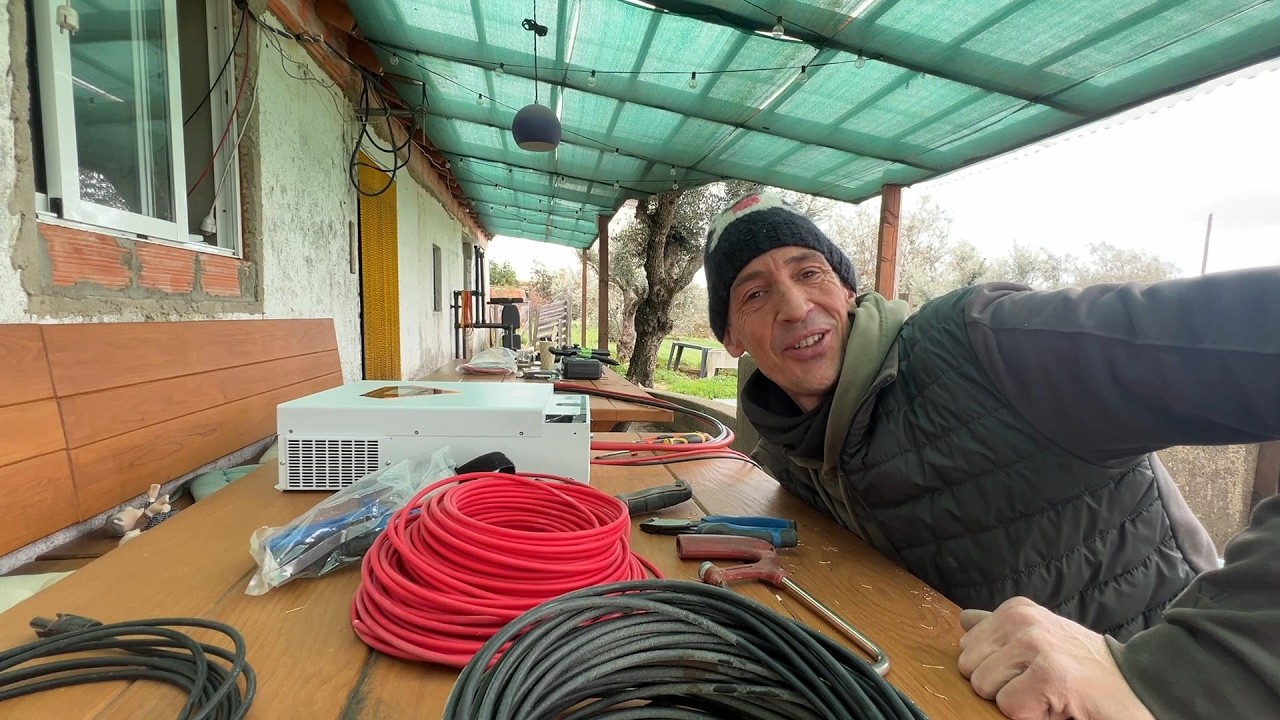 343 - Second Day NO Power.. Let's Hook Up the Solar!