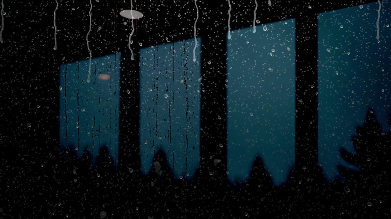 Fall Asleep Fast 🌧️ Heavy Rain & Distant Thunder | Black Screen (No Ads)