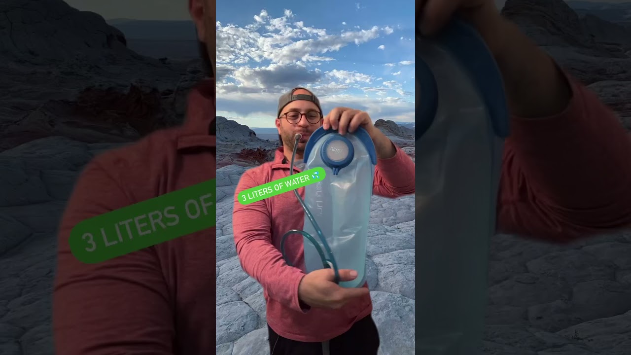 Big mistake I made while hiking was not bringing near enough water. Insta: @speakingquitefrankly