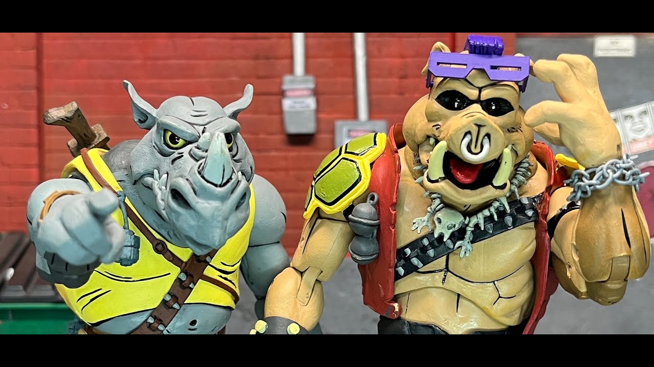 🚨¡¡UNA PAREJA DISPAREJA!!🚨NECA Teenage Mutant Ninja Turtles Bebop and Rocksteady Review
