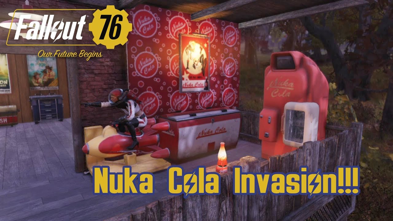 Fallout 76: Nuka Cola Invades The Wasteland, and comes to my C.A.M.P!