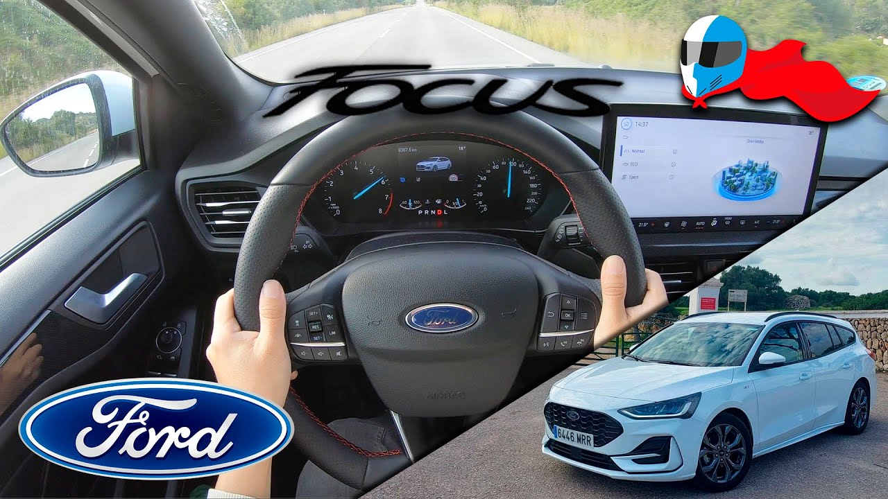 2024 Ford Focus IV 1.0 MHEV (114kW) POV 4K [Test Drive Hero] #148 ACCELERATION, ELASTICITY, BRAKE