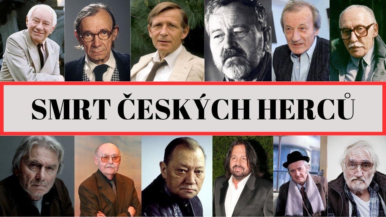 Největší české herecké osobnosti, které nás opustily! Smutný seznam…