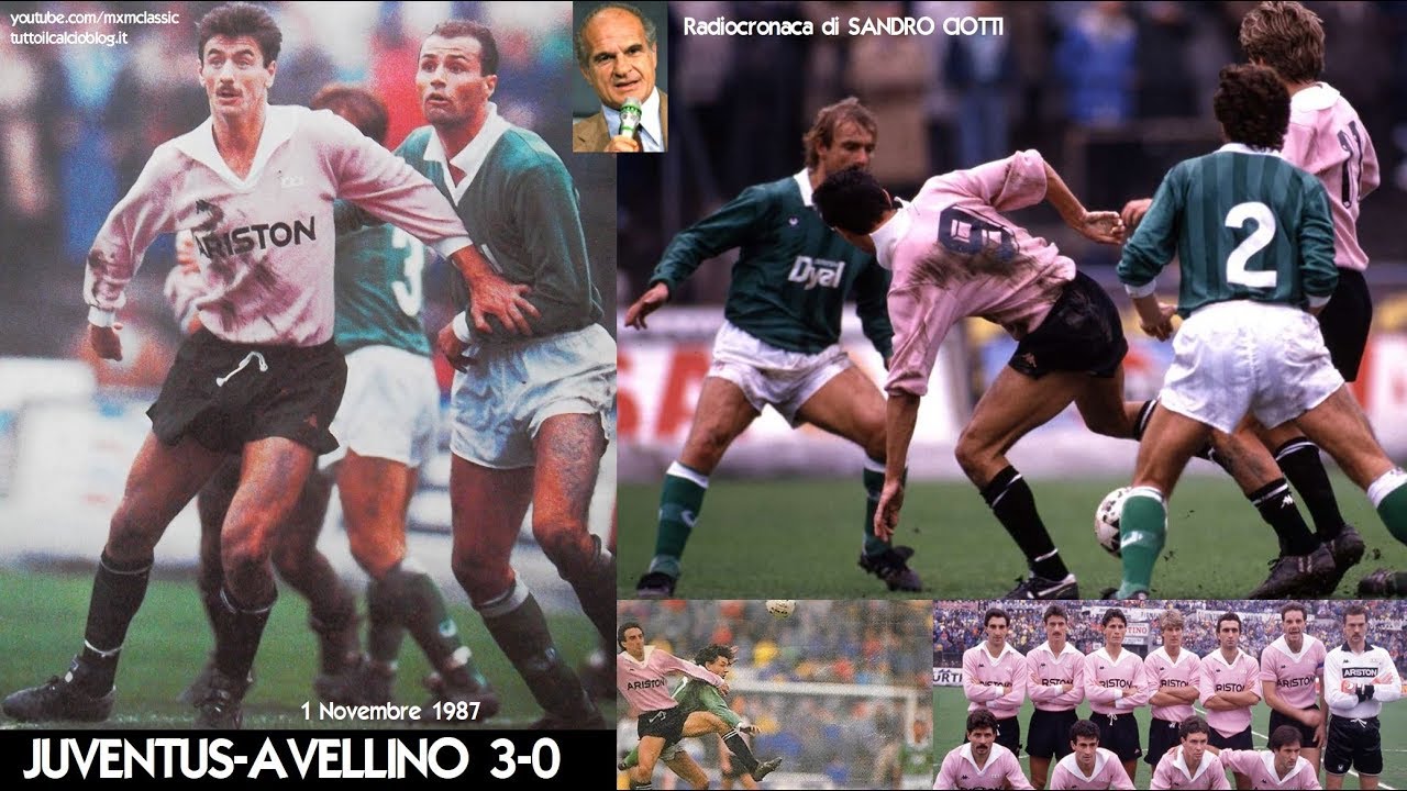 Juventus-Avellino 3-0 (1/11/1987) Radiocronaca di Sandro Ciotti (Tutto il calcio minuto per minuto)