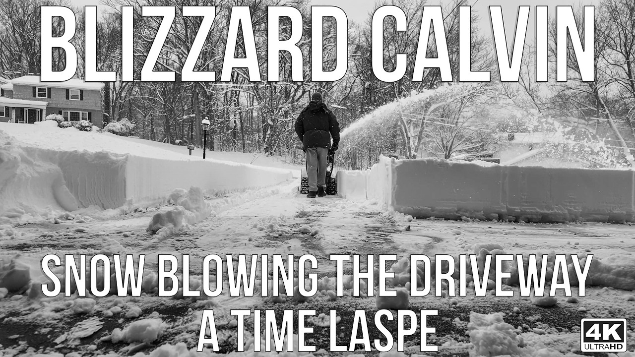 Blizzard Calvin Aftermath | Snow Removal Timelapse Part 2 | Norwich, CT | 4K