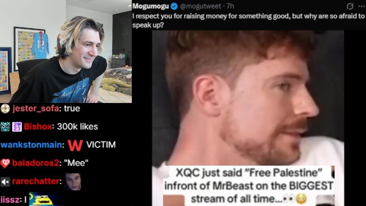 xQc реагирует на попытку Twitter разоблачить MrBeast за странное поведение, когда xQc сказал &laquo;Сво...