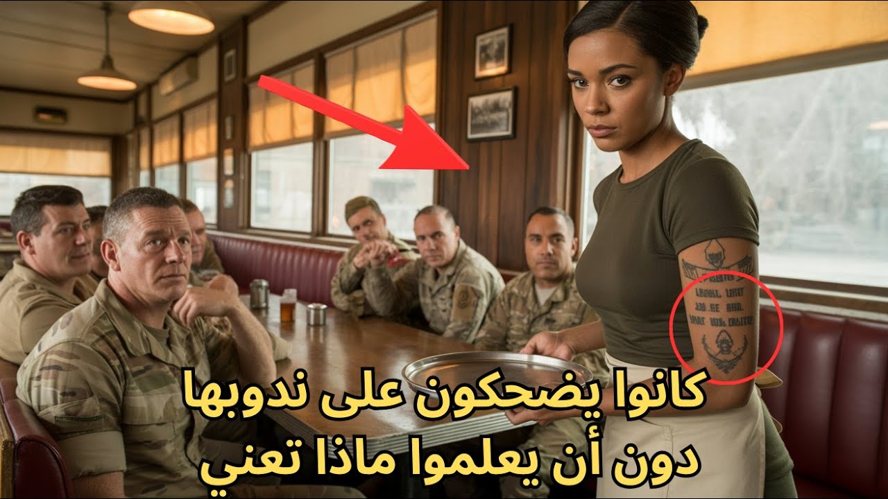 نادلـة سوداء جديدة سخروا من ندوبها… لكن محاربًا قديمًا تجمّد عندما رأى وشم وحدتها