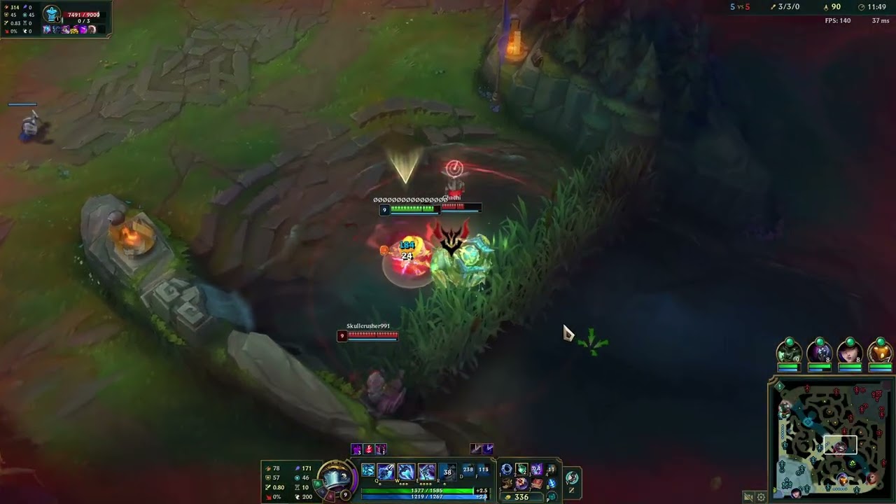 G2 Fizz vs Zilean Win KDA 6/13/4 2/28/26