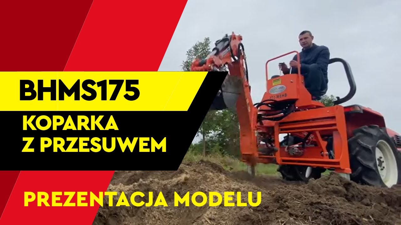 KOPARKA Z PRZESUWEM BHMS175, JAPAN TRAK #8