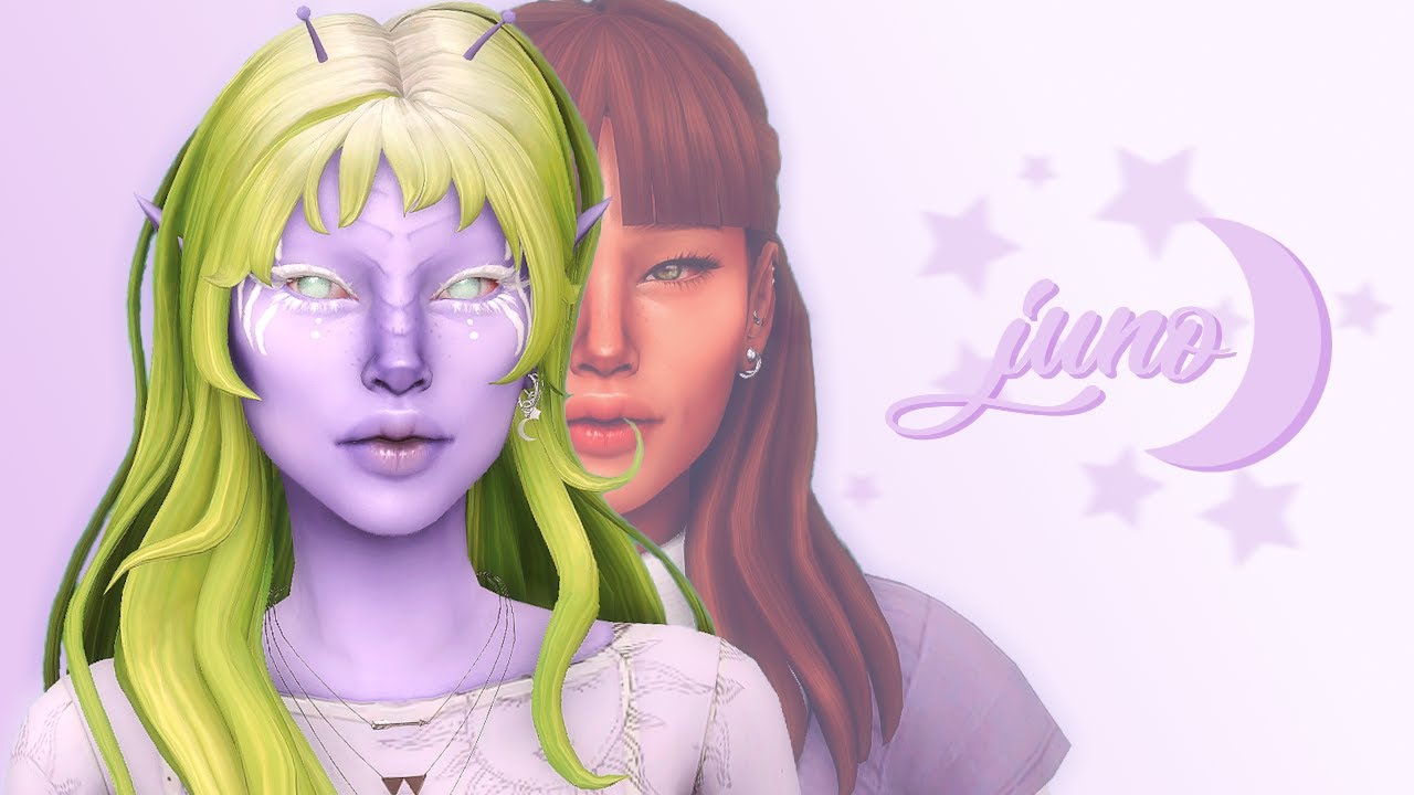 juno draxyn 👽 | our alien sim for a new series + cc links