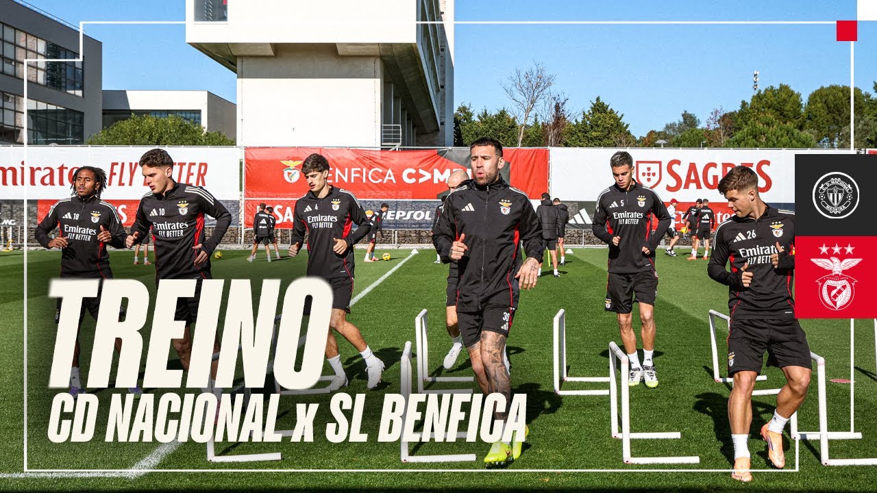 Treino Benfica Campus | CD Nacional x SL Benfica