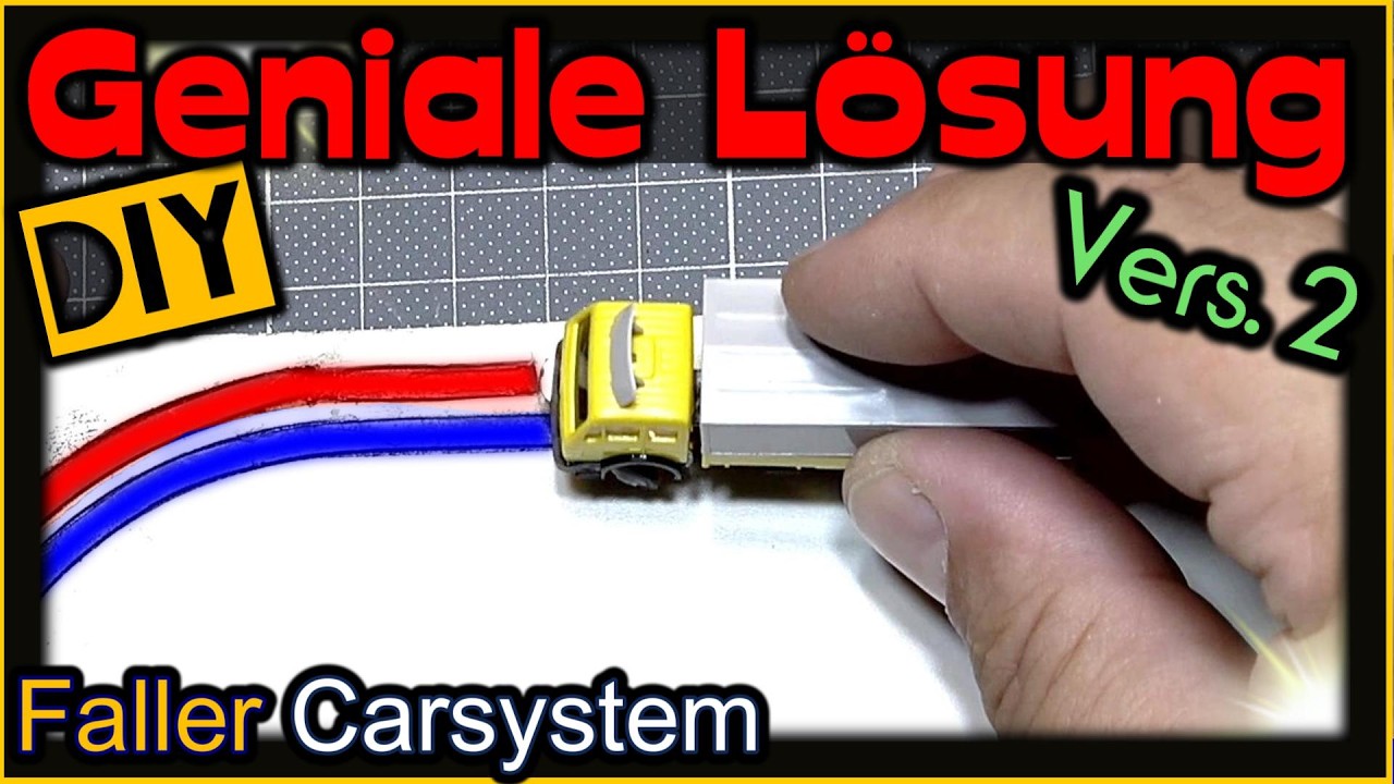 Extrem enge Kurven und absolut sicher. Version 2 - Faller Carsystem N 🚂 [#215] Modellbahn N