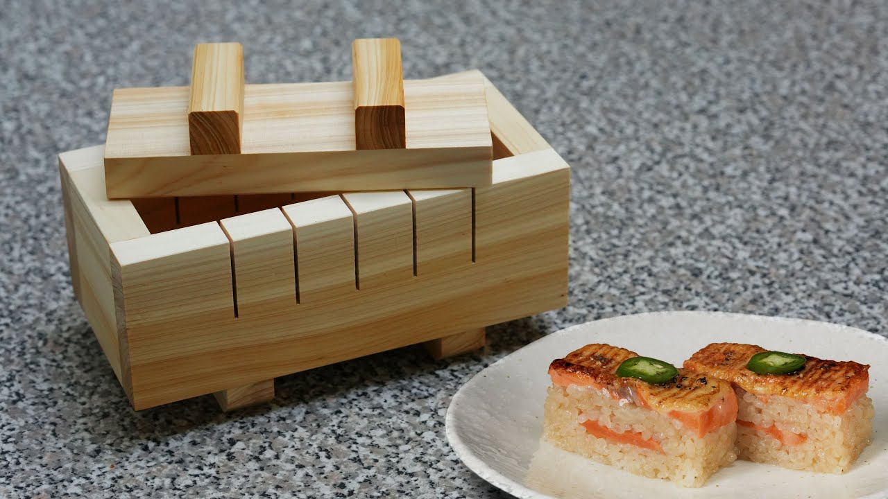Woodworking - Making a Sushi Pressing Box & Making Pressed Sushi