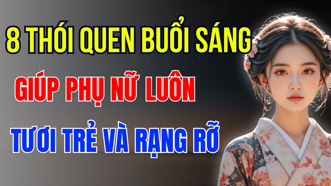 8 Thói Quen Buổi Sáng Giúp Phụ Nữ Luôn Tươi Trẻ Và Rạng Rỡ | Phụ nữ Xưa và Nay