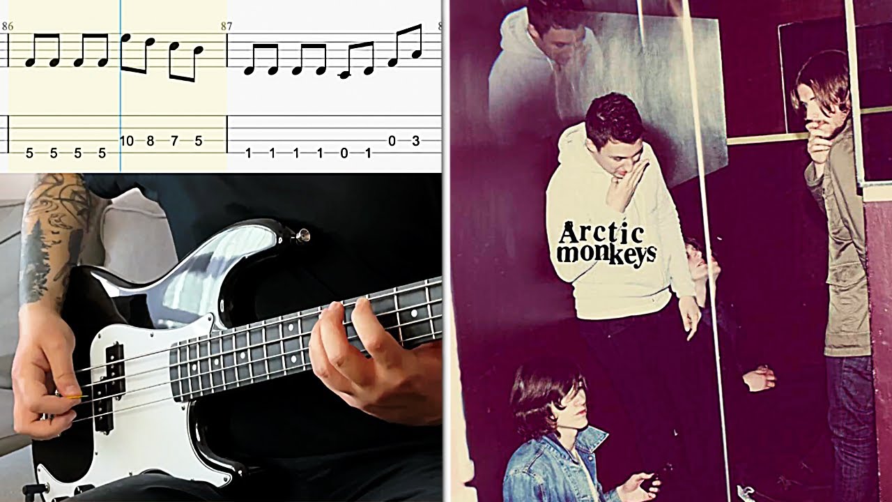 Arctic Monkeys – Crying Lightning BASS COVER with TABS