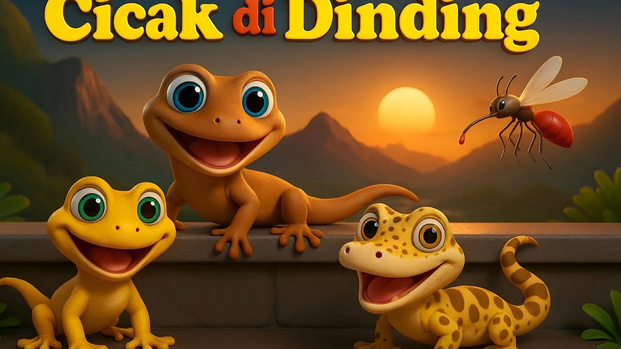 Cicak Cicak di Dinding - Lagu Anak Populer | Lagu Edukasi Anak PAUD TK