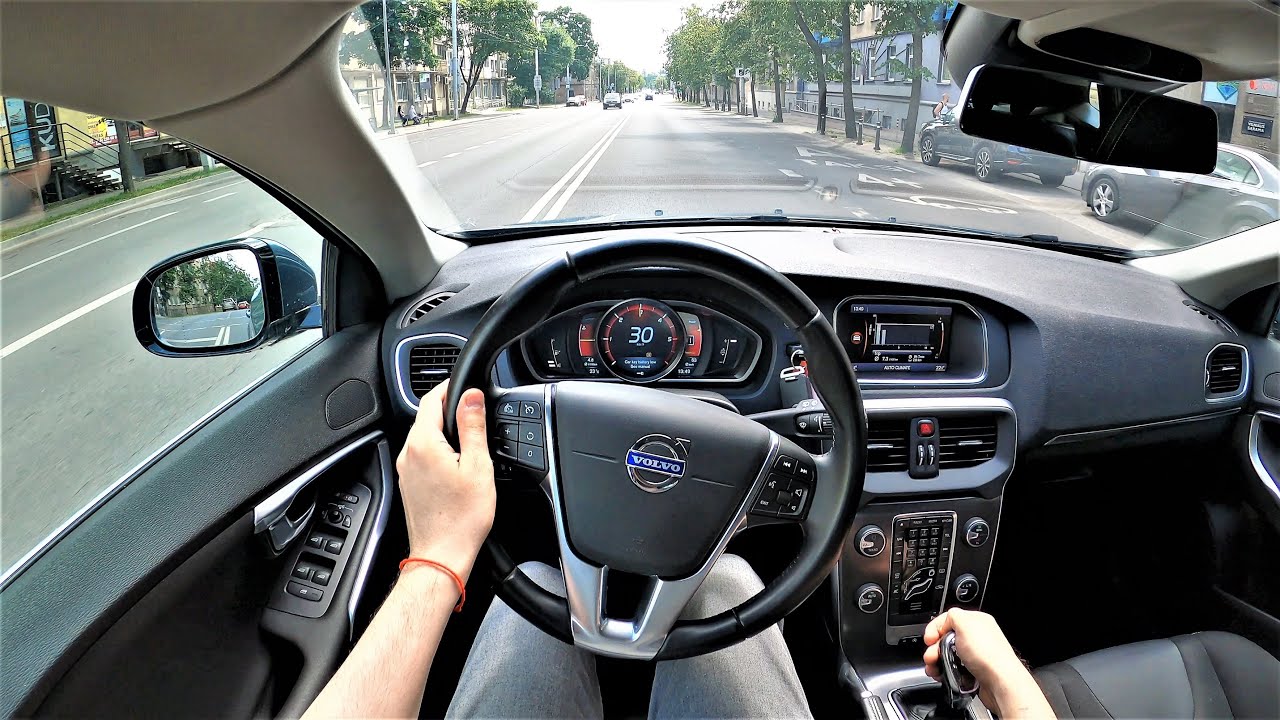 2013 Volvo V40 Momentum 1.6l 114HP - POV Test Drive & Fuel consumption check