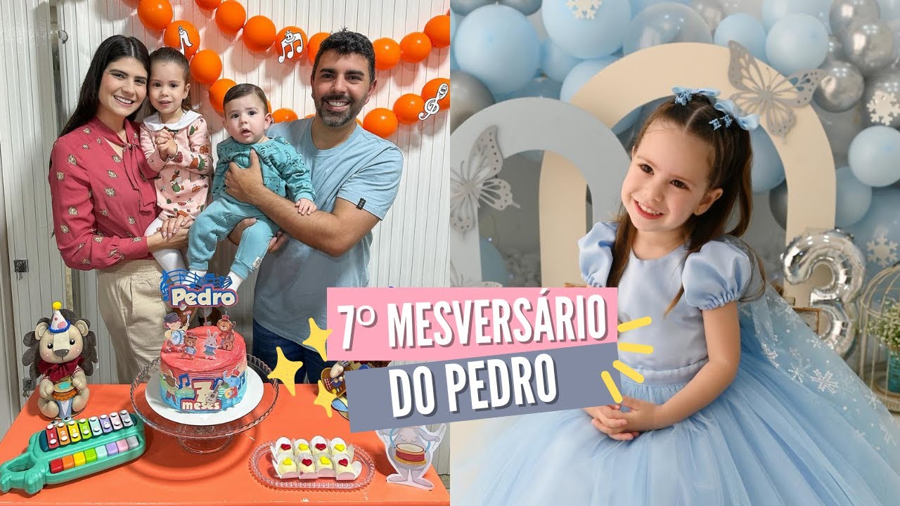 7º MESVERSÁRIO DO PEDRO + FOTOS FROZEN DA CECÍLIA E MUITO MAIS - Thamyê Baseggio