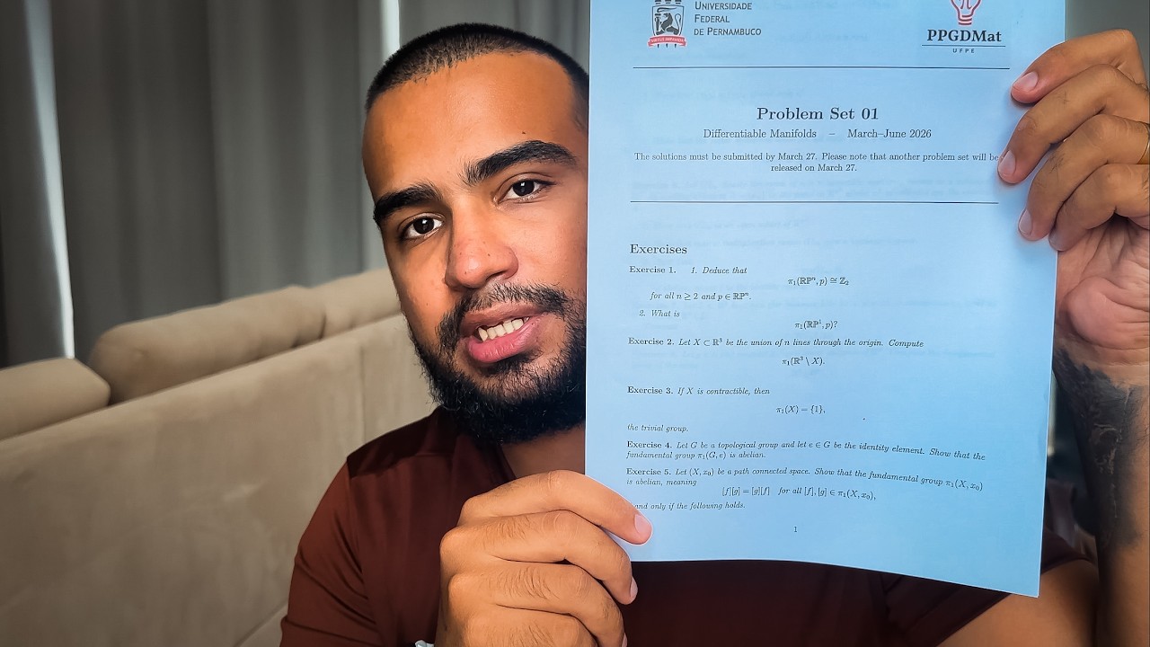 Meus Primeiros 10 Dias no MESTRADO EM MATEMÁTICA (isso me surpreendeu)