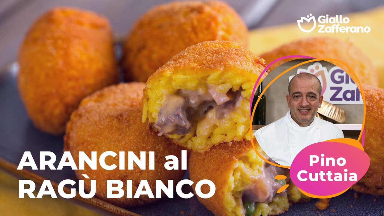 ARANCINI al RAGÙ BIANCO: la RICETTA dello CHEF STELLATO PINO CUTTAIA😍✨