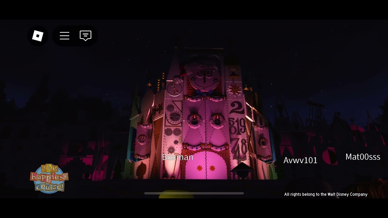 It’s A Small World Showcase Roblox Holiday final lighting ceremony of the 2024-2025 holiday season
