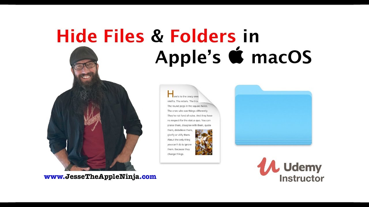 Hide Files & Folders in Apple’s  macOS