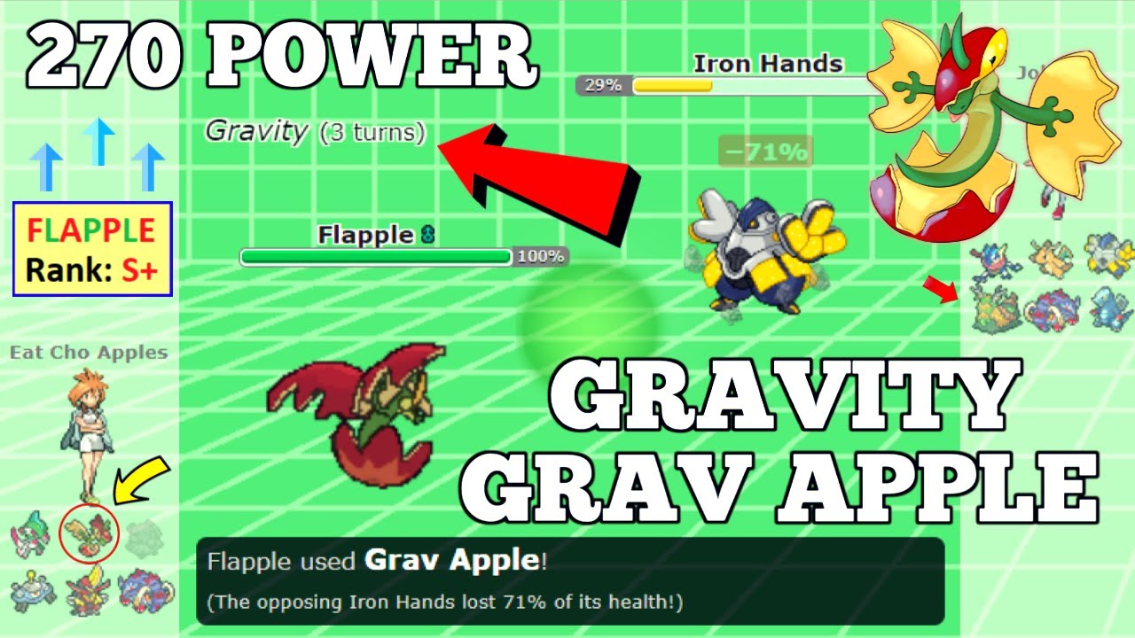 GRAVITY FLAPPLE DESTROYED BAXCALIBUR, CORVIKNIGHT & all TITANS of OU  ! Pokemon Scarlet and Violet