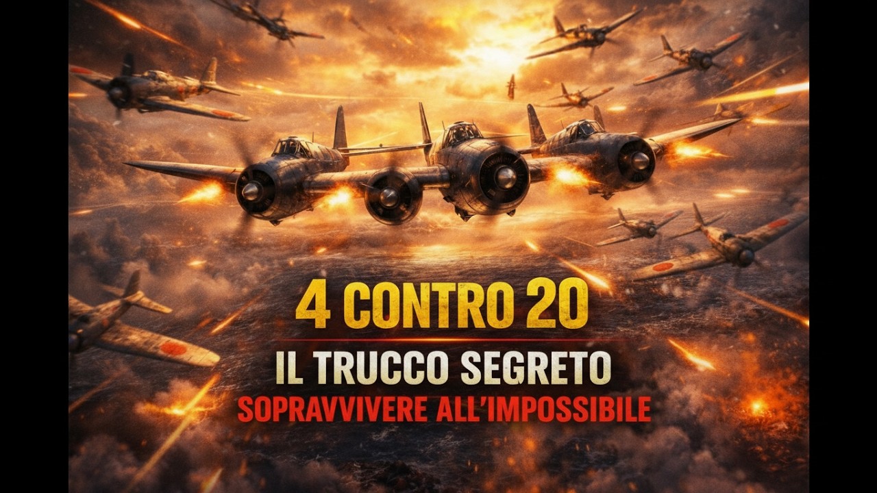 Quattro Contro Venti: Il Trucco che Salvò i Piloti Americani nel Pacifico