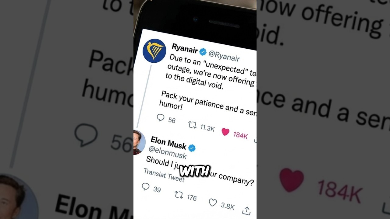 Elon Musk: ‘Should I Buy Ryanair?’ 😱✈️ 