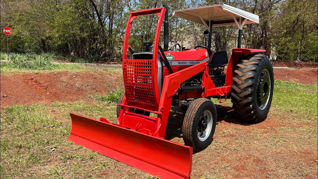 MASSEY FERGUSON 290 COM LÂMINA A VENDA!!!! TOP PADRÃOMEC,REVISADISSIMO!!!