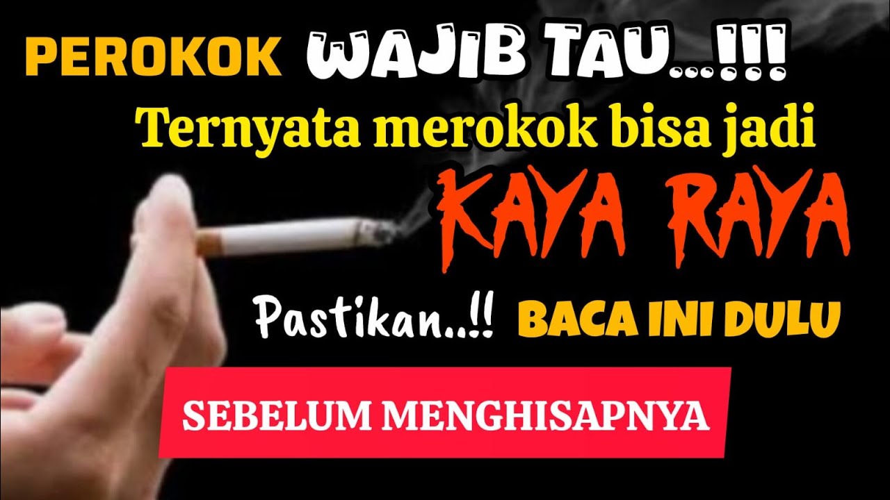MANTRA KAYA ASAP ROKOK‼️SEBELUM NYALAKAN ROKOK-bacakan ini dulu-rezeki lancar uAngpun DATANG