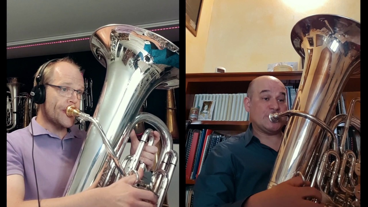 Vivace Concerto No.3 in D minor J.S.Bach - For 2 Tuba - Daniel Ridder - Davide Borgonovi