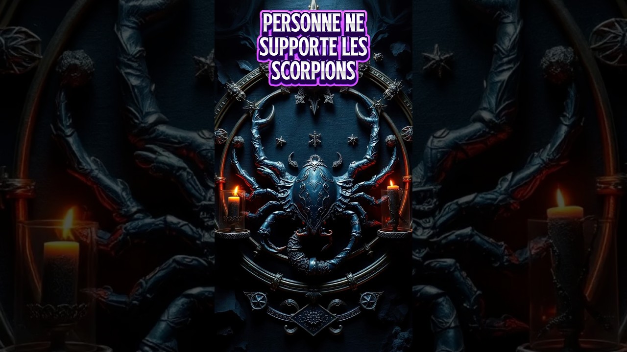 Personne ne supporte les scorpions et voici pourquoi. 