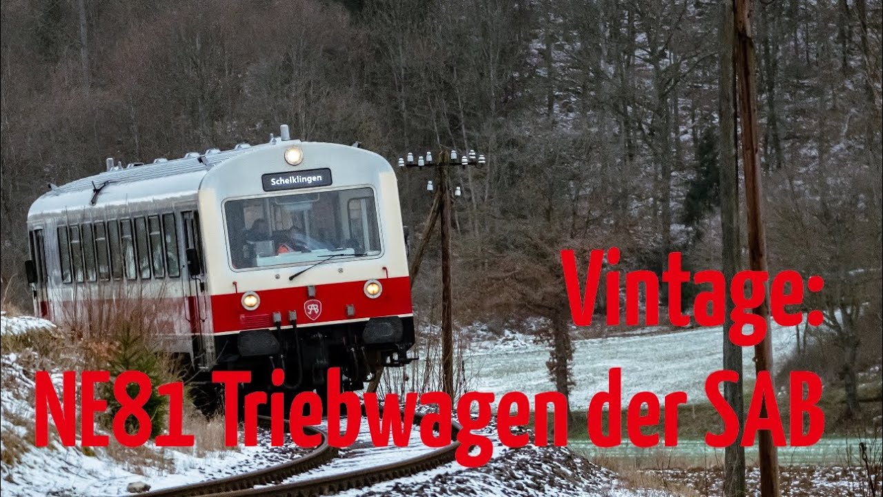 NE81 der Schw&auml;bischen Albbahn zwischen H&uuml;tten und Schmiechen in winterlichen Verh&auml;ltnissen