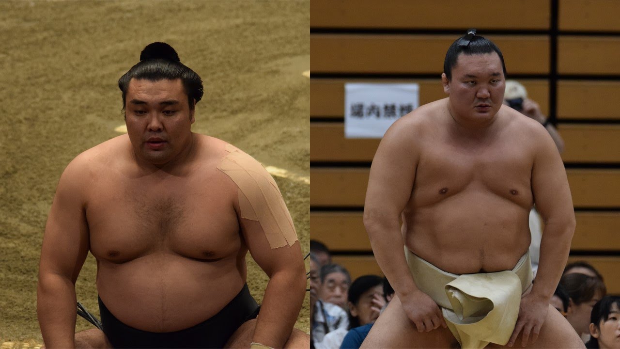 (Oct 18th) Hakuho grapples with Kiribayama; more ozeki fireworks