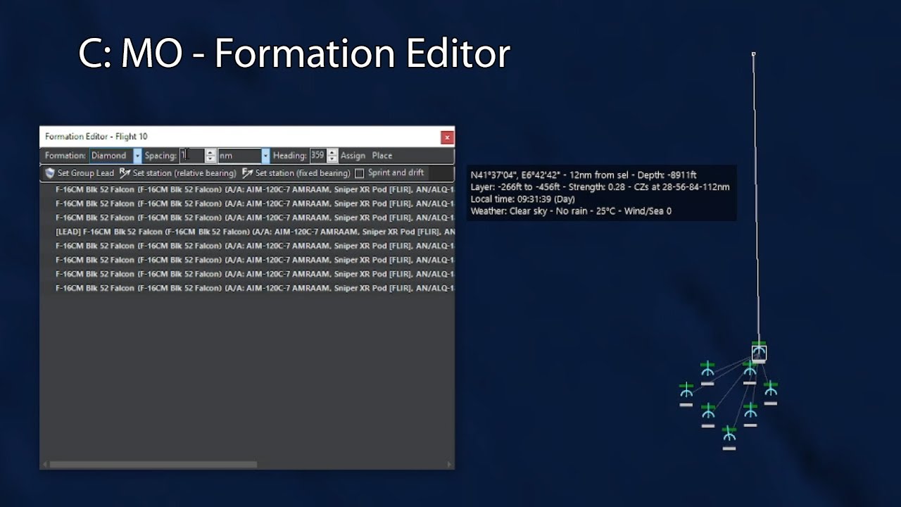 C: MO - Formation Editor (version 1243.5)