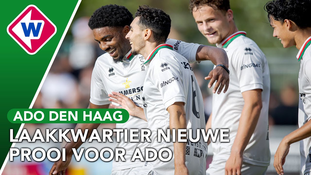 Zevenklapper voor ADO Den Haag tijdens oefenwedstrijd tegen Laakkwartier
