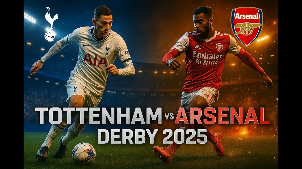 Arsenal vs Tottenham 2025 – Full Match Highlights | North London Derby Drama 🔥