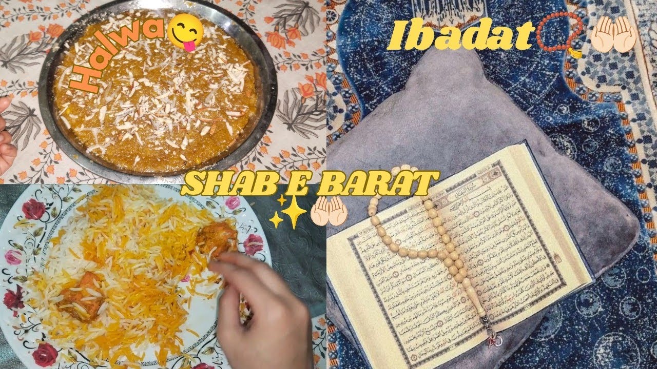 Shab e Barat🤲🏻📿✨|| banaya Chana Dal aur suji Halwa😋 || Kari Ibadat🤲🏻📿 || #shabebarat #viral #ibadah 