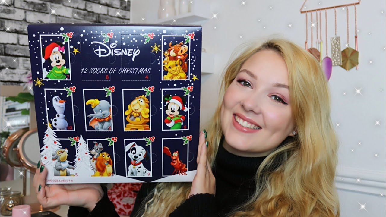 DISNEY SOCK ADVENT CALENDAR 2020 UNBOXING | Sammy Louise