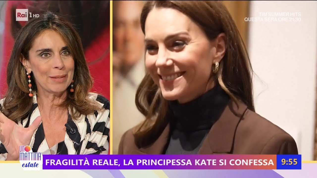 Fragilità reale, la principessa Kate si confessa - Unomattina estate 04/07/2025