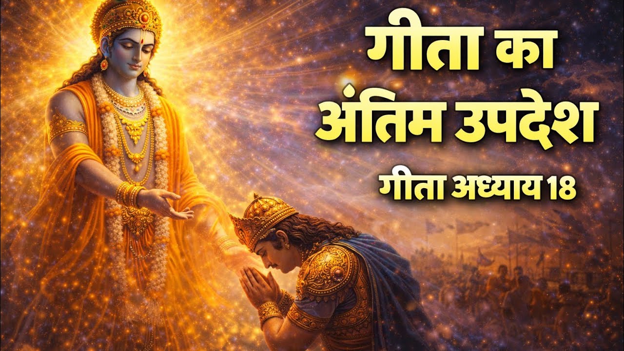 भगवद गीता अध्याय 18 | गीता का अंतिम और सबसे बड़ा उपदेश | मोक्ष का मार्ग