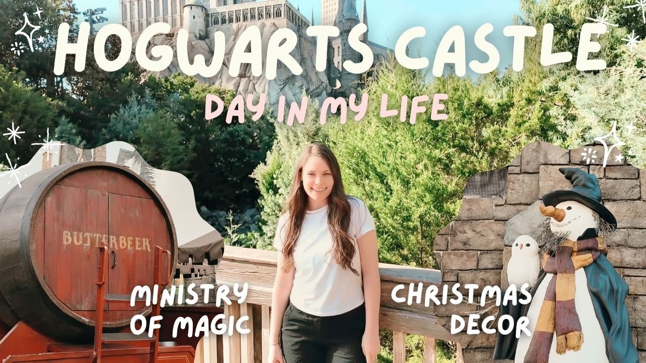 Hogwarts day in my life + visiting the ministry of magic! ✨