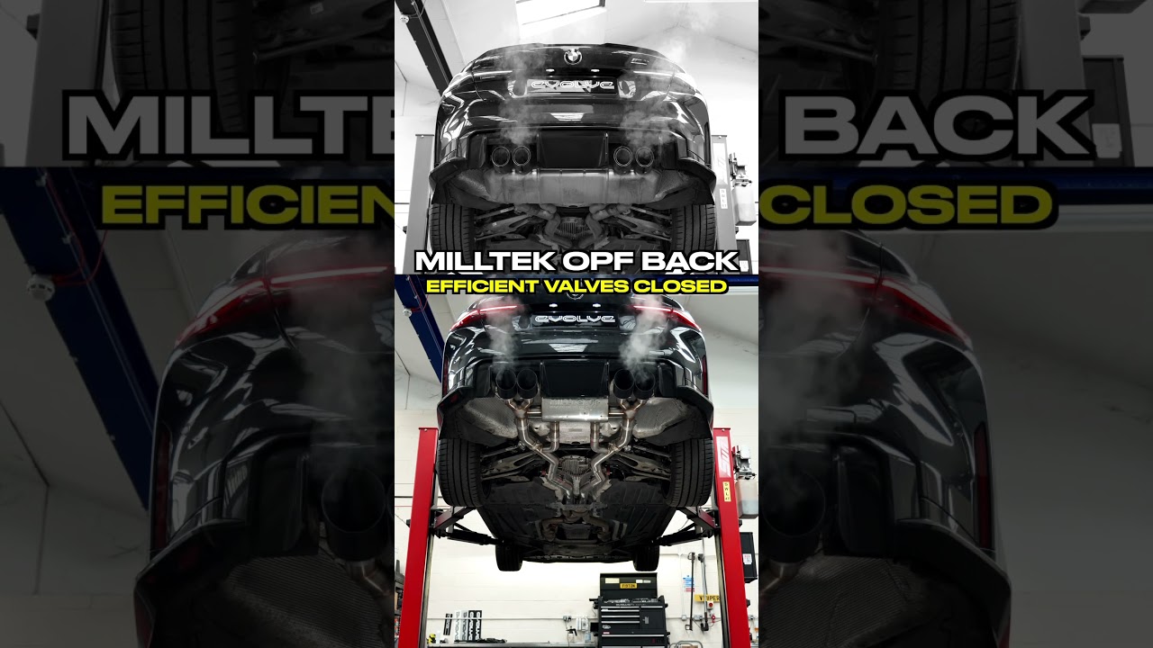 G82 M4 - Milltek OPF Back Exhaust - Before/After Exhaust Sound #BMW #BMWM #M3 #M4 #G80 #G82