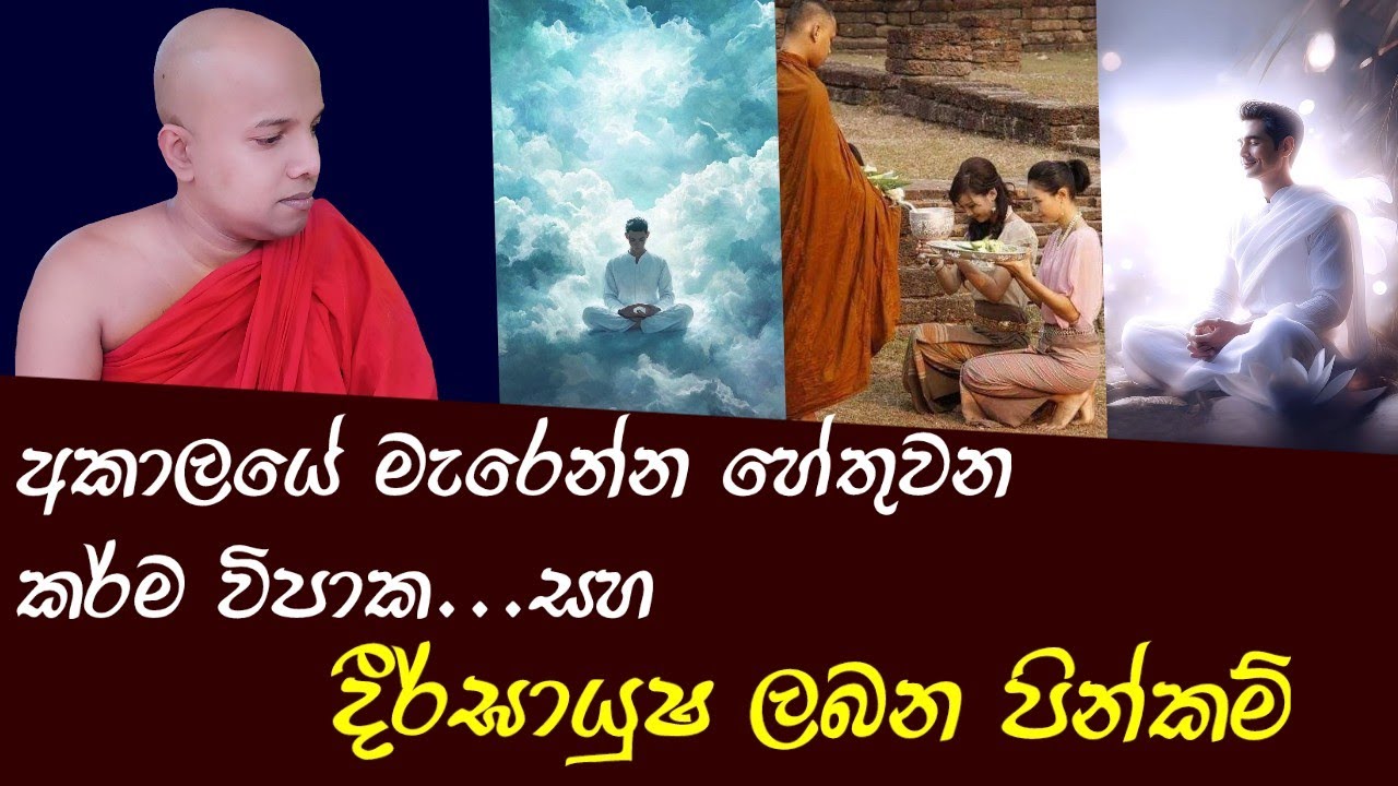 ආයුෂ අඩුකරන කර්ම විපාක මොනවාද ..? දීර්ග ආයුෂ ලබන කර්ම විපාක මොනවාද ..?
