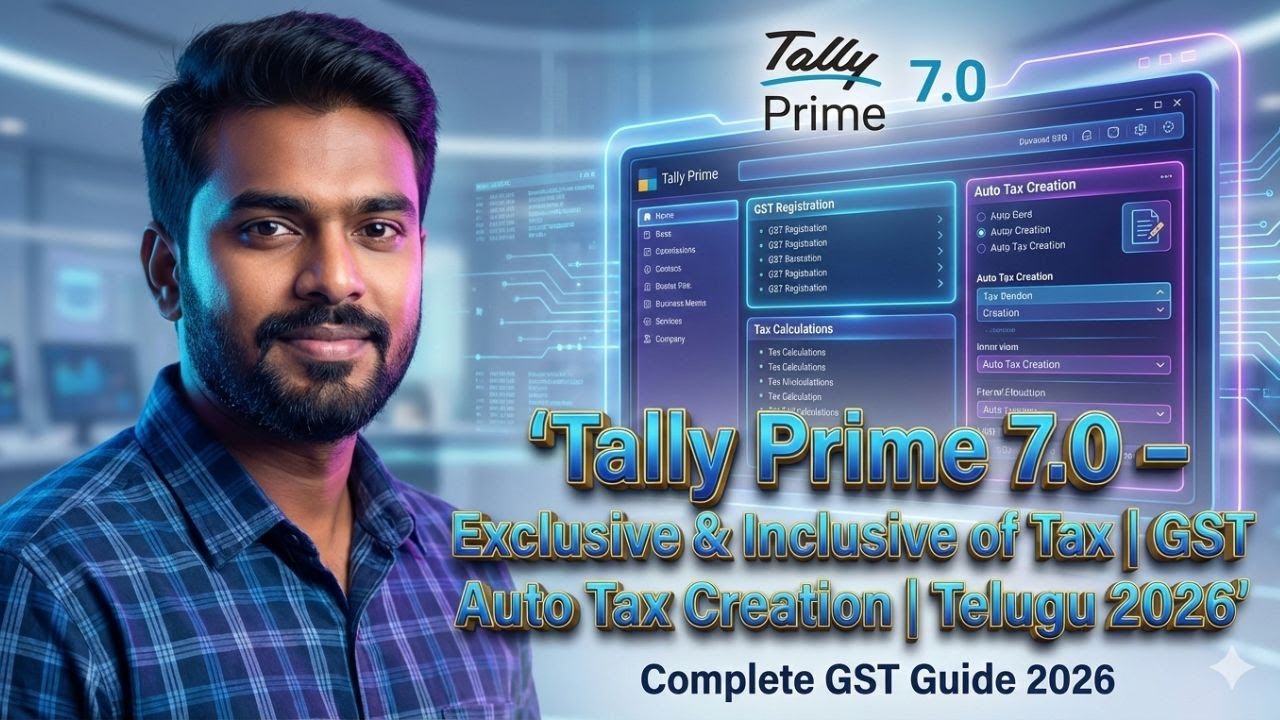 Inclusive of Tax & GST Auto Tax Creation in Tally Prime 7.0