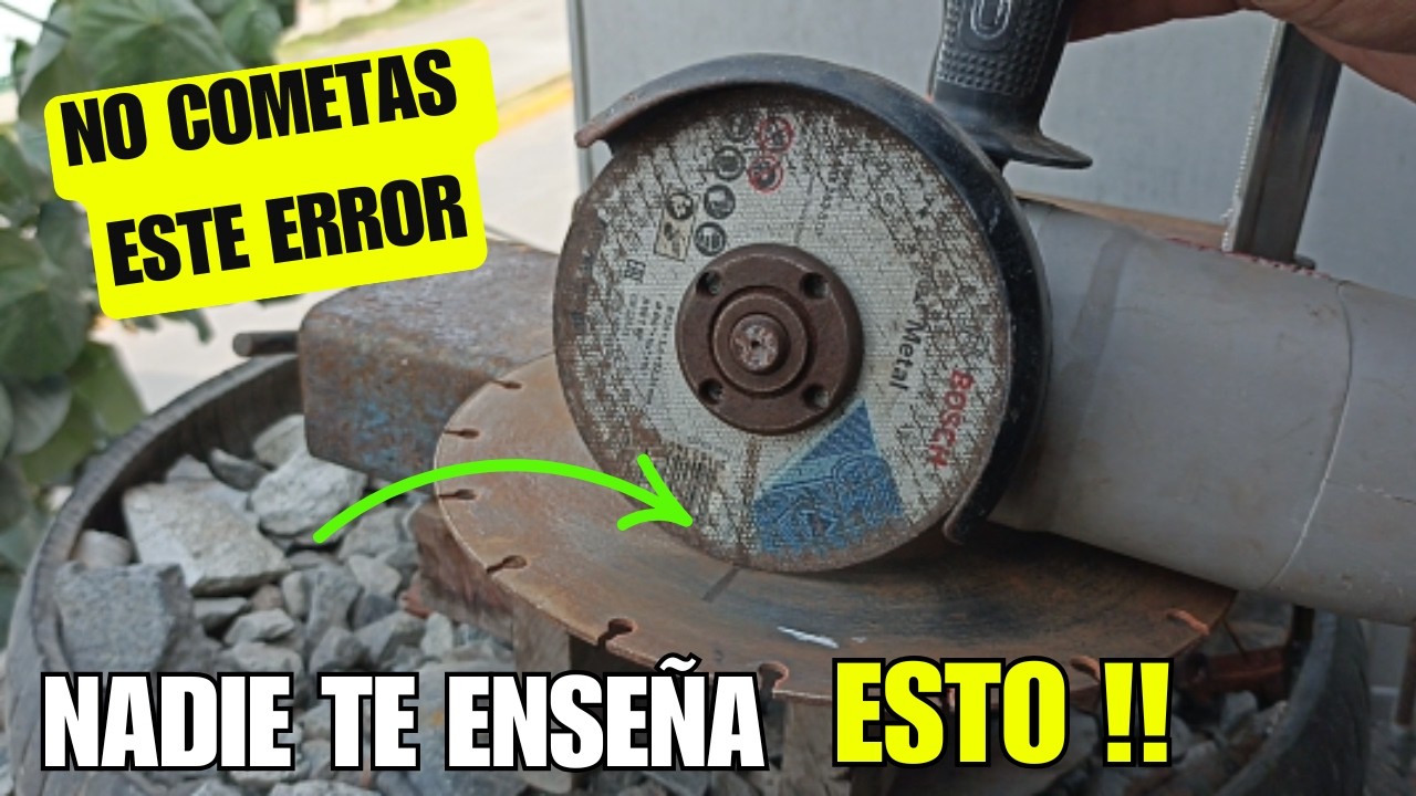 5 errores comunes al cortar metal con amoladora &iexcl;Ev&iacute;talos!
