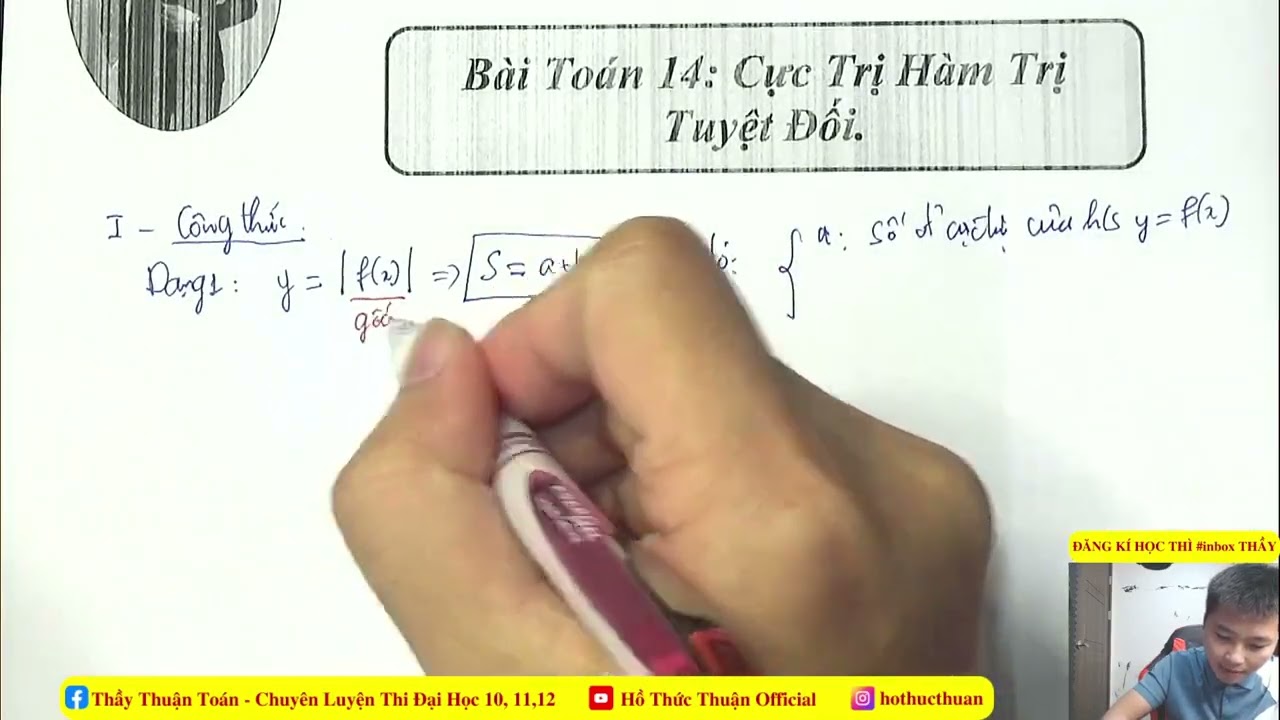 [ HTT]-Bài toán 14: Cực trị hàm số chứa dấu trị tuyệt đối (Buổi 1)