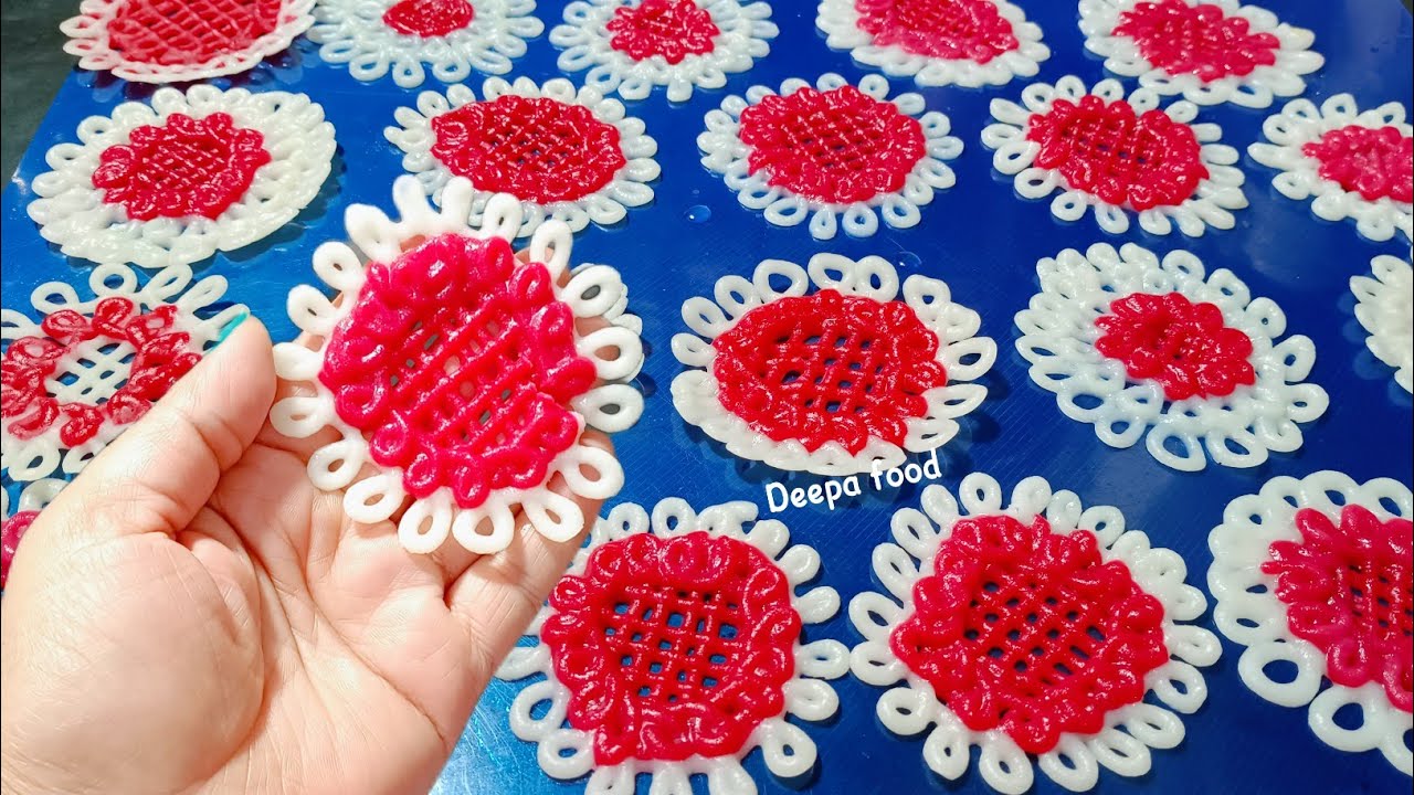 बिना मशीन के सैकड़ों डिजाइनर पापड़ बनाने का सबसे आसान तरीका 1 min में 1 कप चावल से | Chawal ke papad